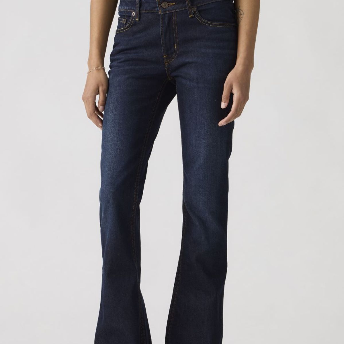 LEVIS - Jeans Mujer Low Slim Boot Azul Levis
