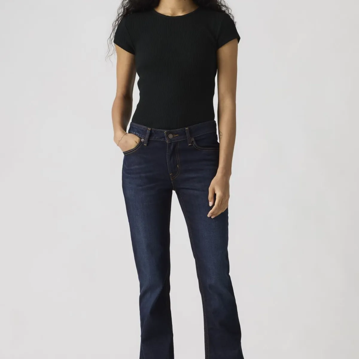 LEVIS - Jeans Mujer Low Slim Boot Azul Levis