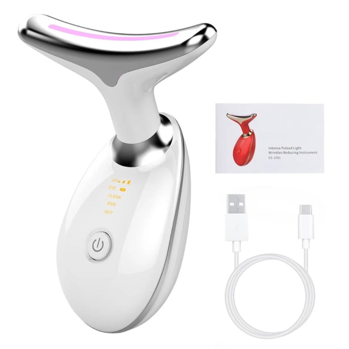 GENERICO - Masajeador Facial Reductor Papada Cuello Antiarrugas