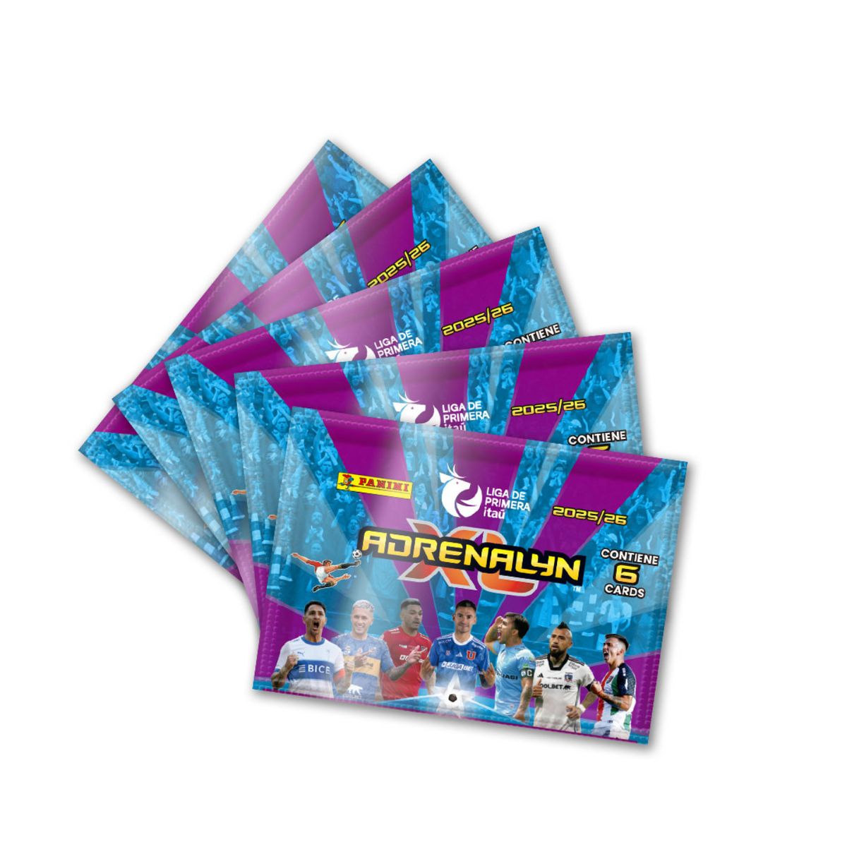 PANINI - Pack 20 Sobres - Liga De Primera Itaú 2025-26