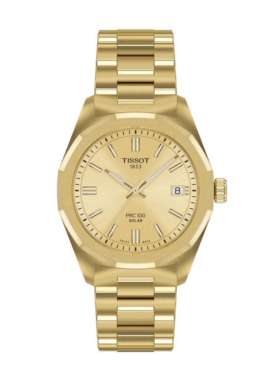 Reloj PRC 100 Solar Dorado 34MM Dorado TALLA UNICA