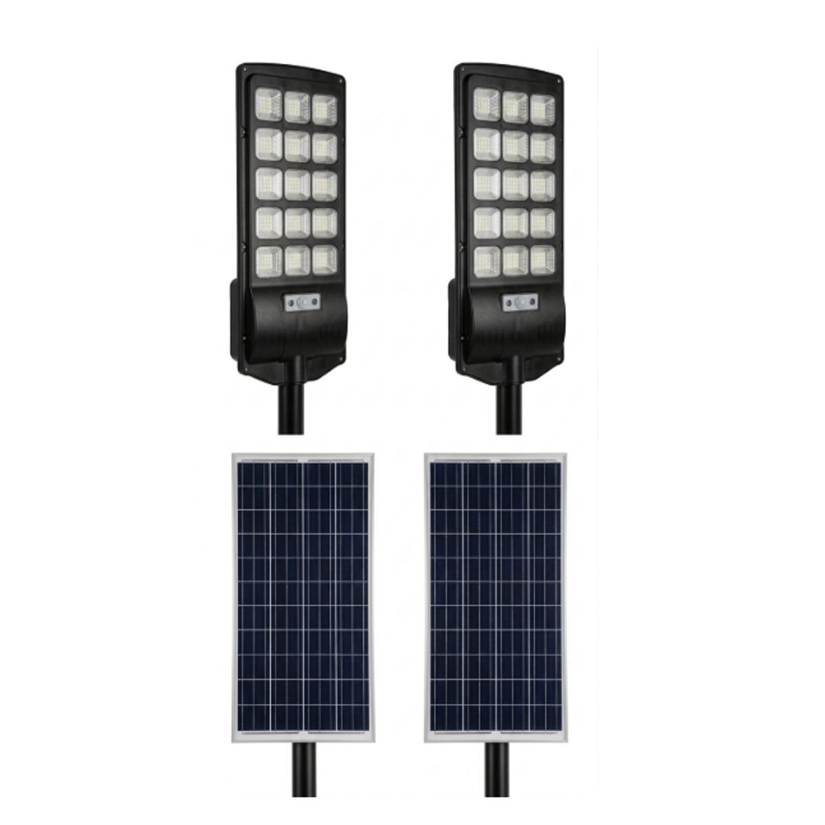 GENERICO - pack 2 Foco Solar 1000w Led Iluminacion Alta Potencia resistente ip66