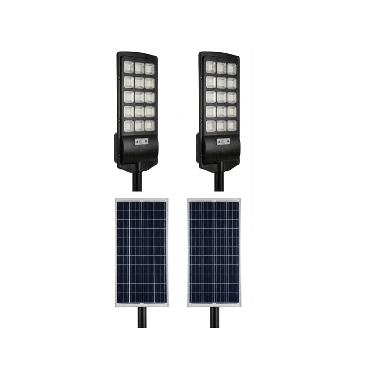 GENERICO - pack 2 Foco Solar 1000w Led Iluminacion Alta Potencia resistente ip66