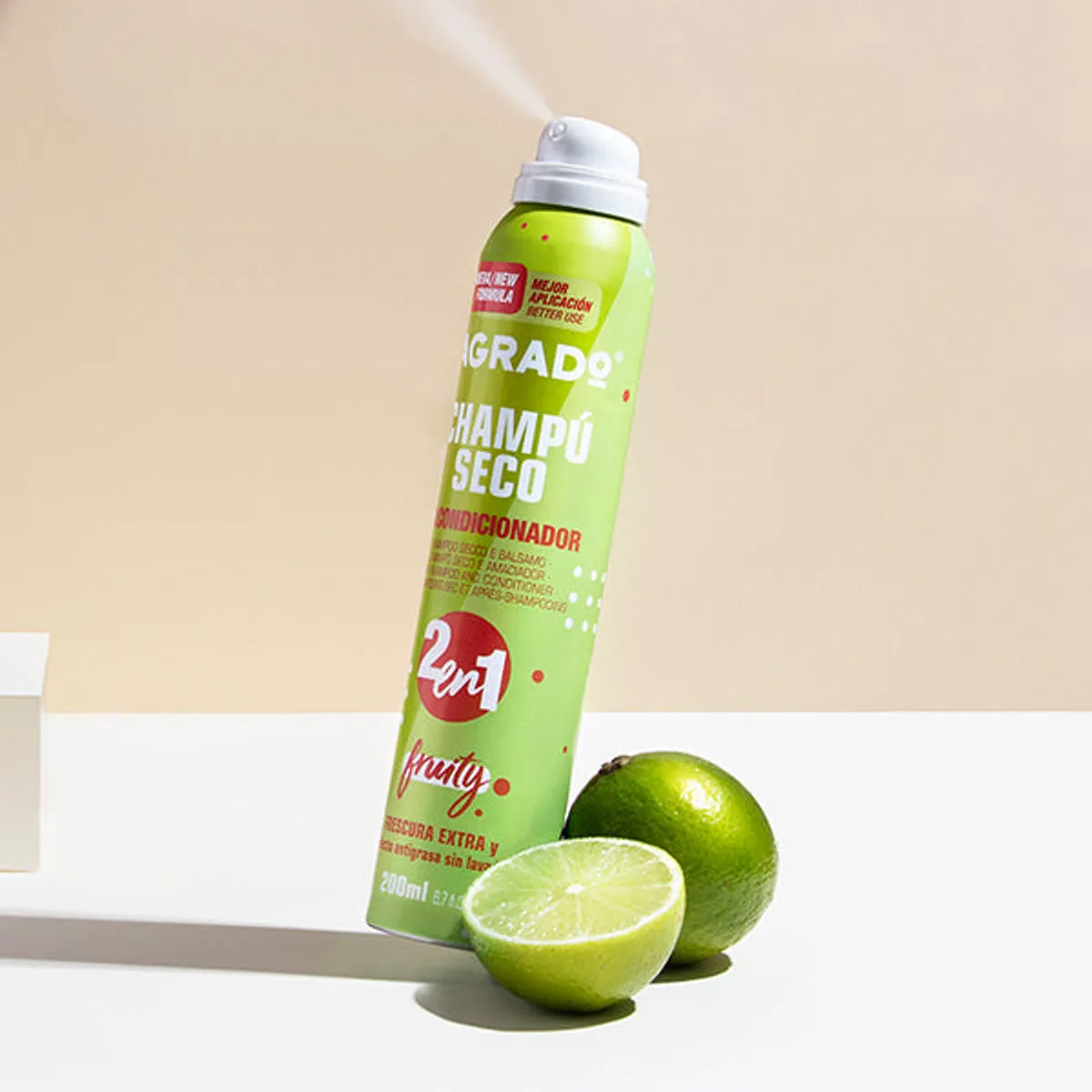 AGRADO - Champú Agrado Seco Spray Frutal