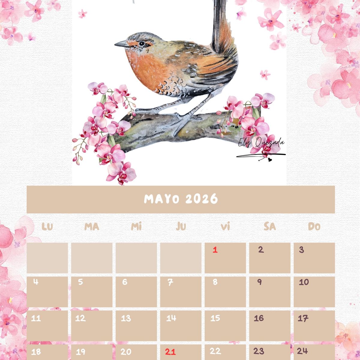 GENERICO - Calendario ilustrado 2026