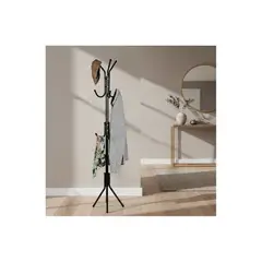 GENERICO - Perchero De Pie Colgador Ropa Accesorios 175cm Color Negro Perchero Metálico Hogar Oficina Dormitorio
