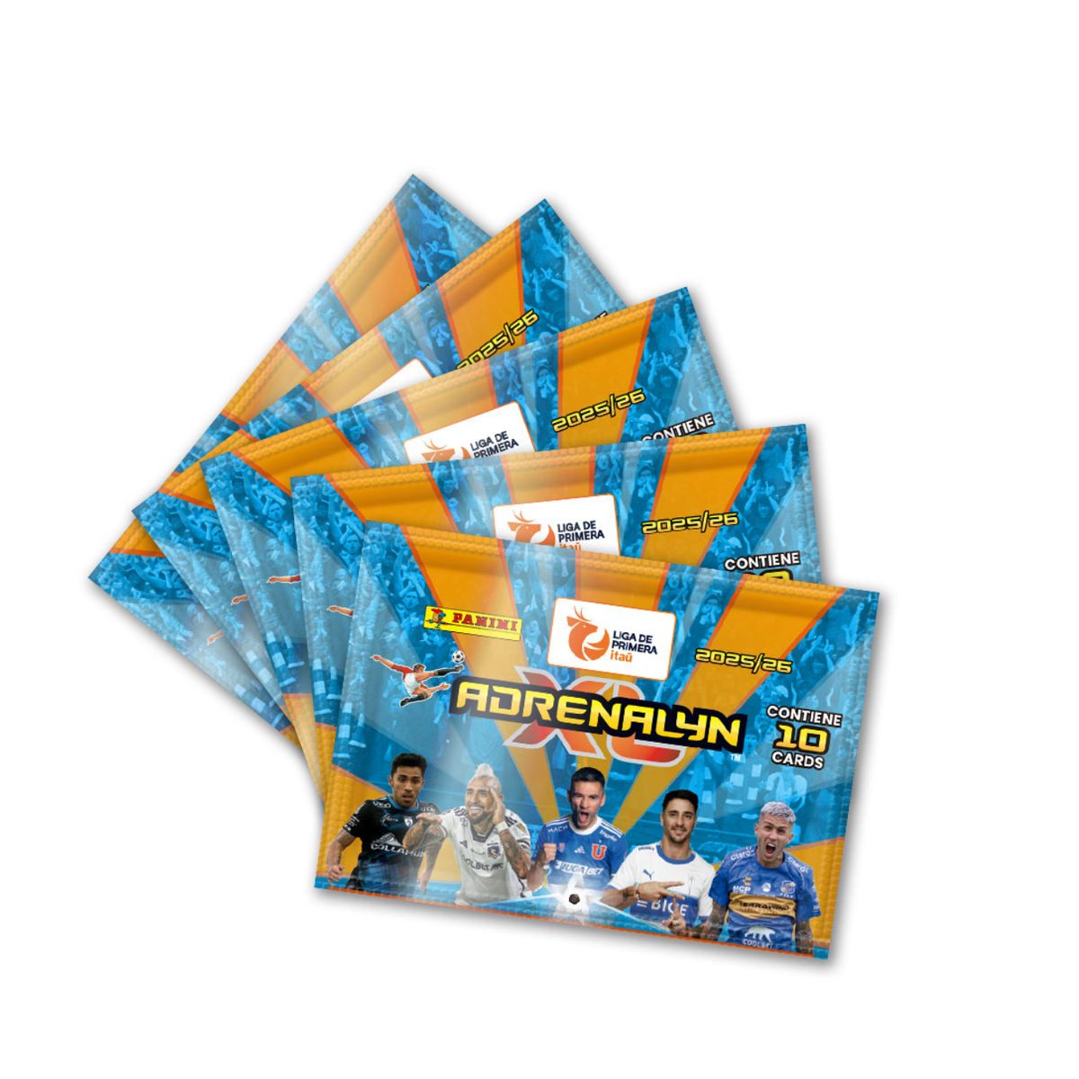 PANINI CHILE - Pack 20 Sobres Premium - Liga De Primera Itaú 2025-26