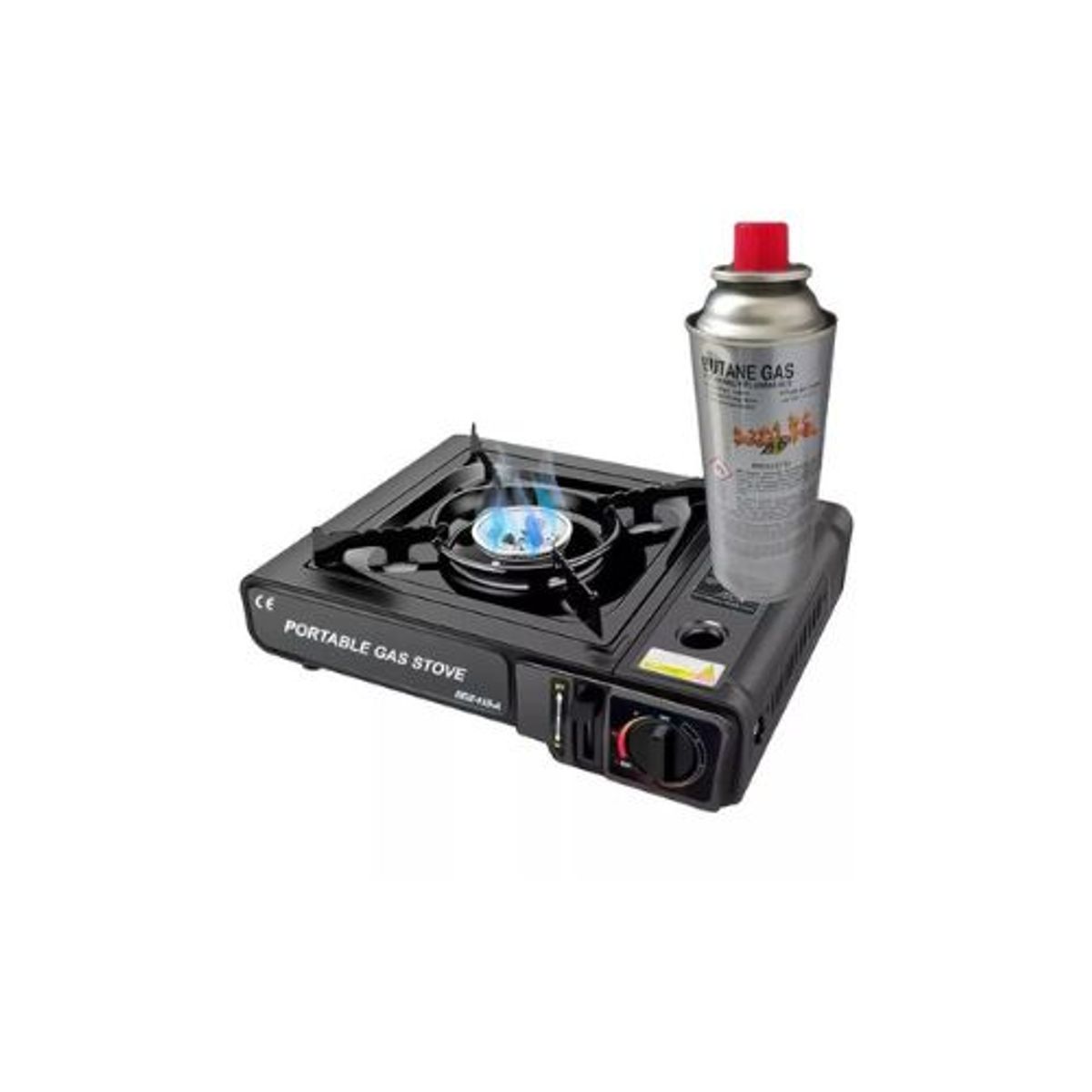 GENERICO - Cocina Portátil 1 Hornilla Con Maletín Camping Picnic