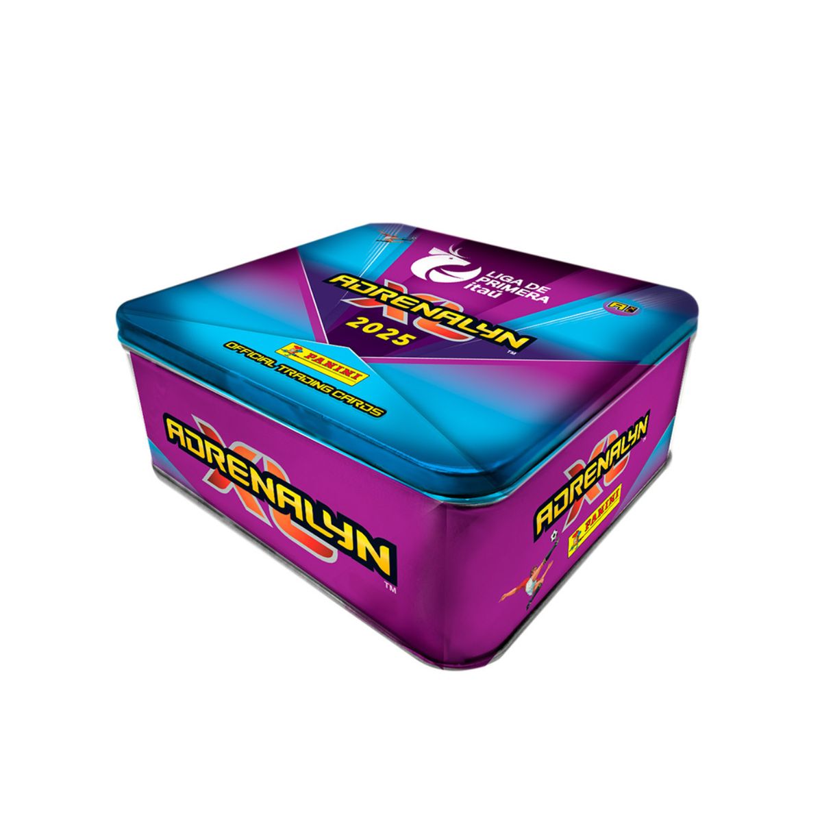 PANINI CHILE - Caja Metálica Coleccionable - Liga De Primera Itaú 2025-26