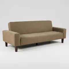 BLOCCARE - Futón Sofá Cama 3 cuerpos Tapiz Genova - Con Reposabrazos