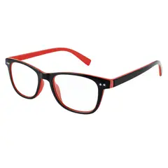 ACHIK - Lentes de Lectura Hombre Vector Crimson NegroRojo Anteojos lectura presbicia filtro luz azul