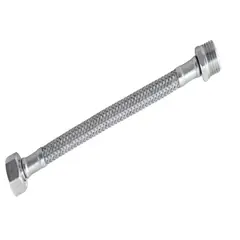 TAUMM - Flexible Agua He-hi Media 35 Cm Acero Inoxidable 200 Psi