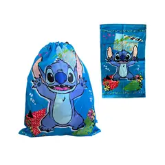 GENERICO - Bolsa De Genero Para Niños Párvulo + Toalla De Mano Algodón Celeste