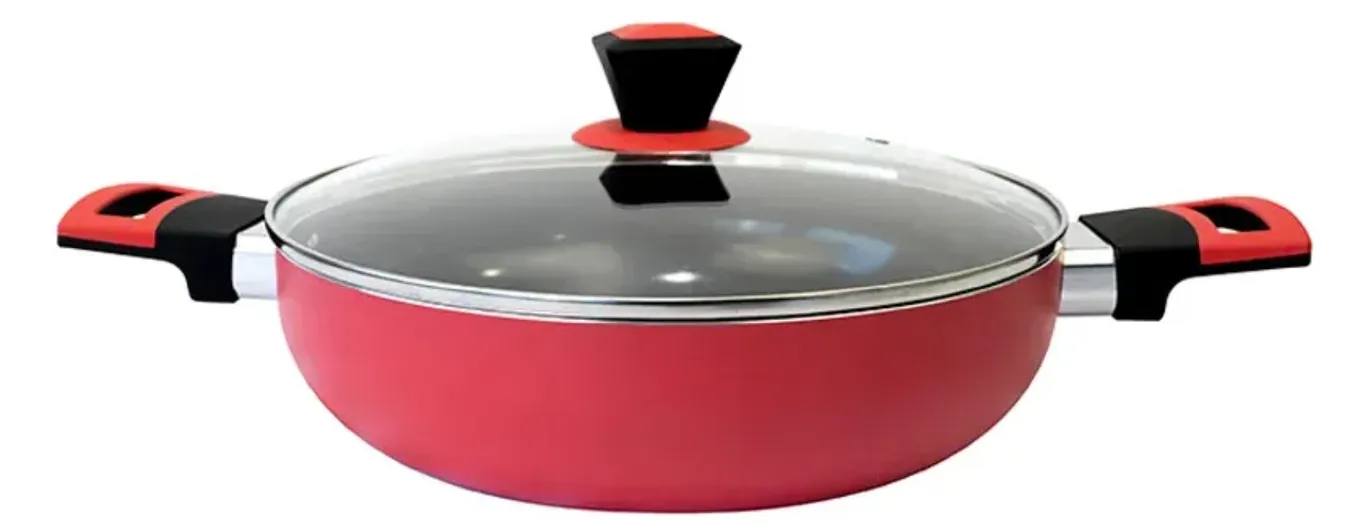 DORAL Olla Arrocera lombardi 3,3 Lts Marca 26 Cms Color rojo
