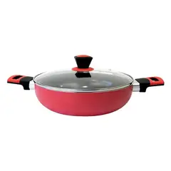 DORAL - Olla Arrocera lombardi 3,3 Lts Marca 26 Cms Color rojo