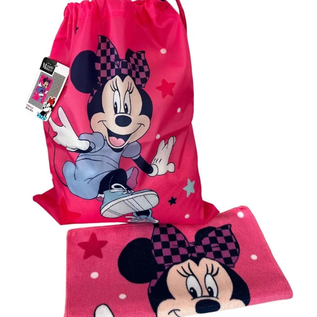 Bolsa De Genero Para Niños Párvulo 36x35 Cm + Toalla De Mano Fucsia, marca GENERICO - Foto Principal