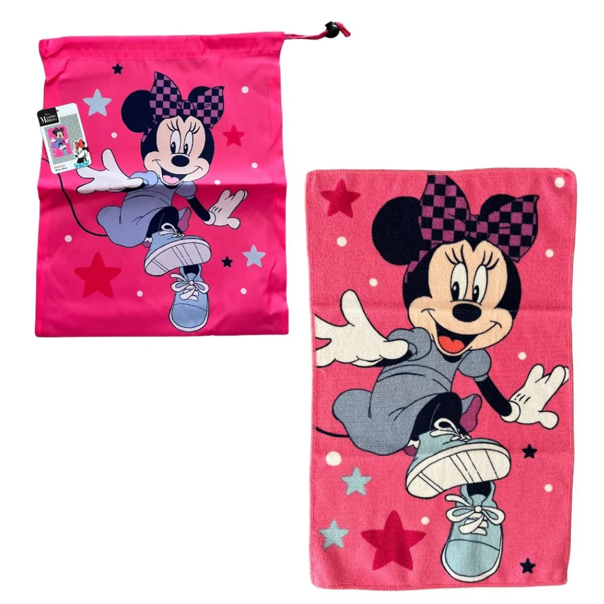 Bolsa De Genero Para Niños Párvulo 36x35 Cm + Toalla De Mano Fucsia, marca GENERICO - Foto 2