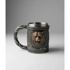 GENERICO - Taza Decorativa Acero Inoxidable Estilo Fantasía