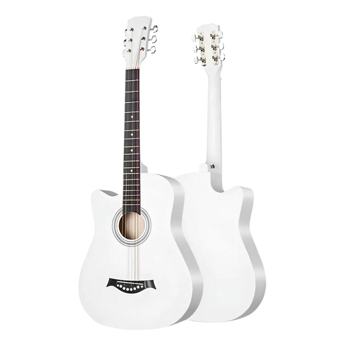 IMPORTCLICK - Guitarra Acústica 38" Accesorios Blanco