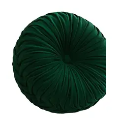 GENERICO - COJIN DECORATIVO REDONDO CON PLIEGUES