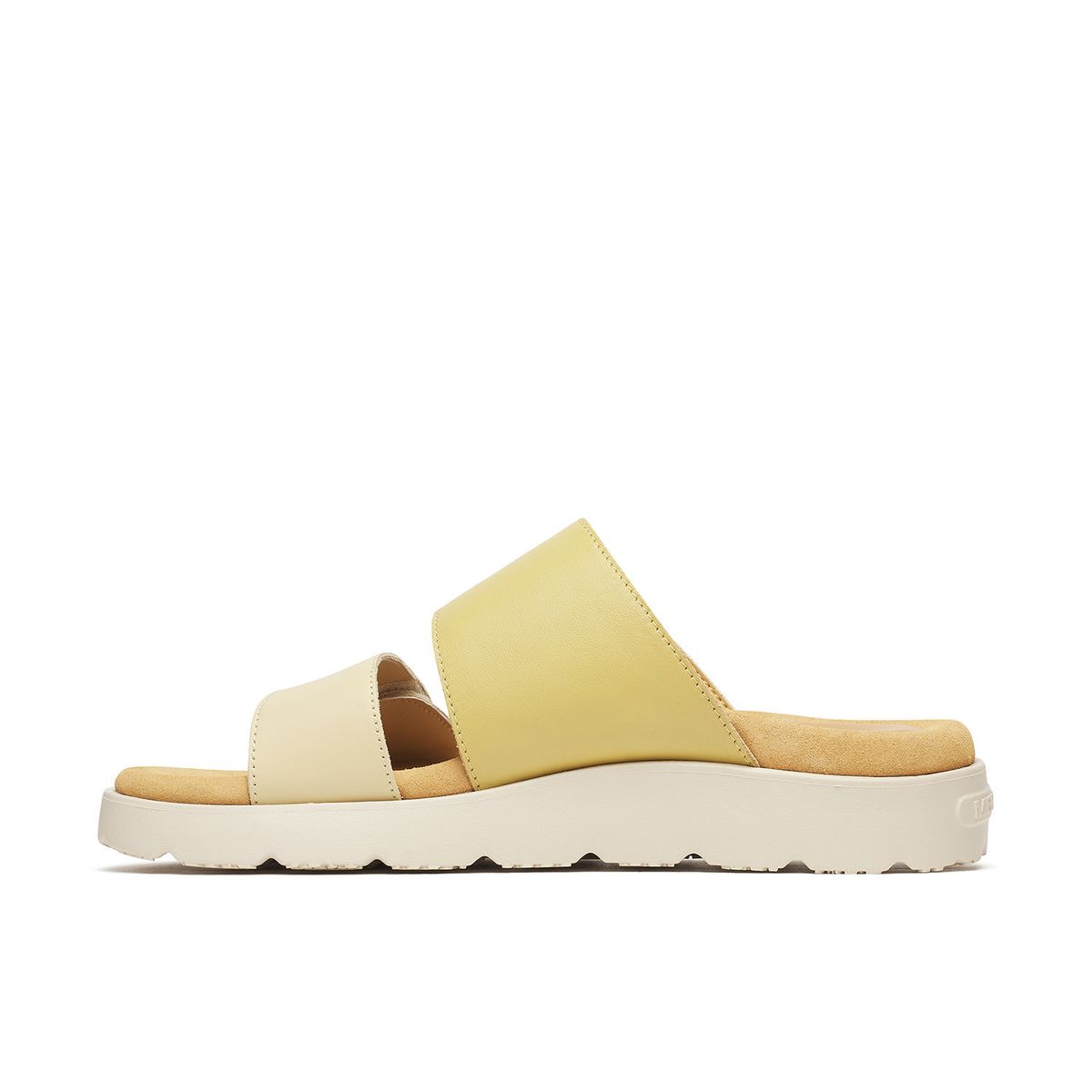 MERRELL - Sandalia Cuero Mujer Fleur Leather Slide Beige MERRELL