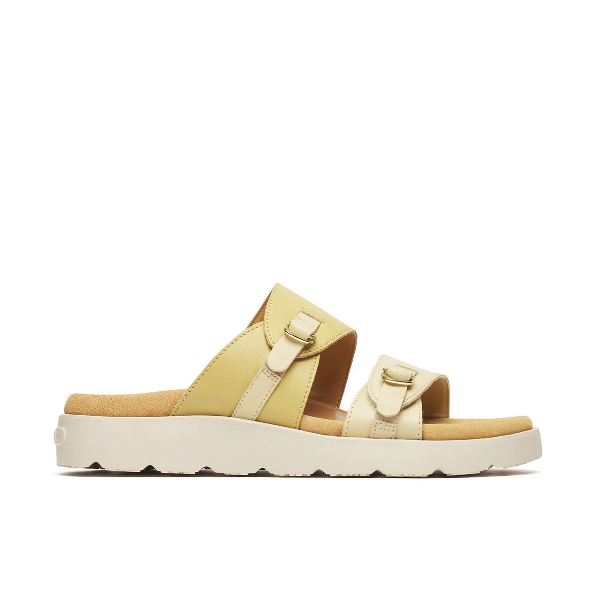 MERRELL - Sandalia Cuero Mujer Fleur Leather Slide Beige MERRELL