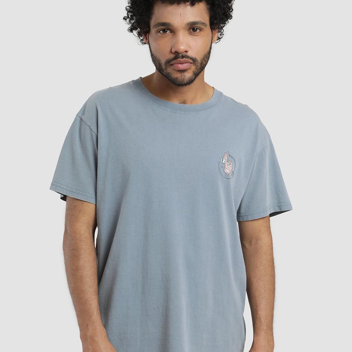 KAYA UNITE - Polera Hombre Nature Denim