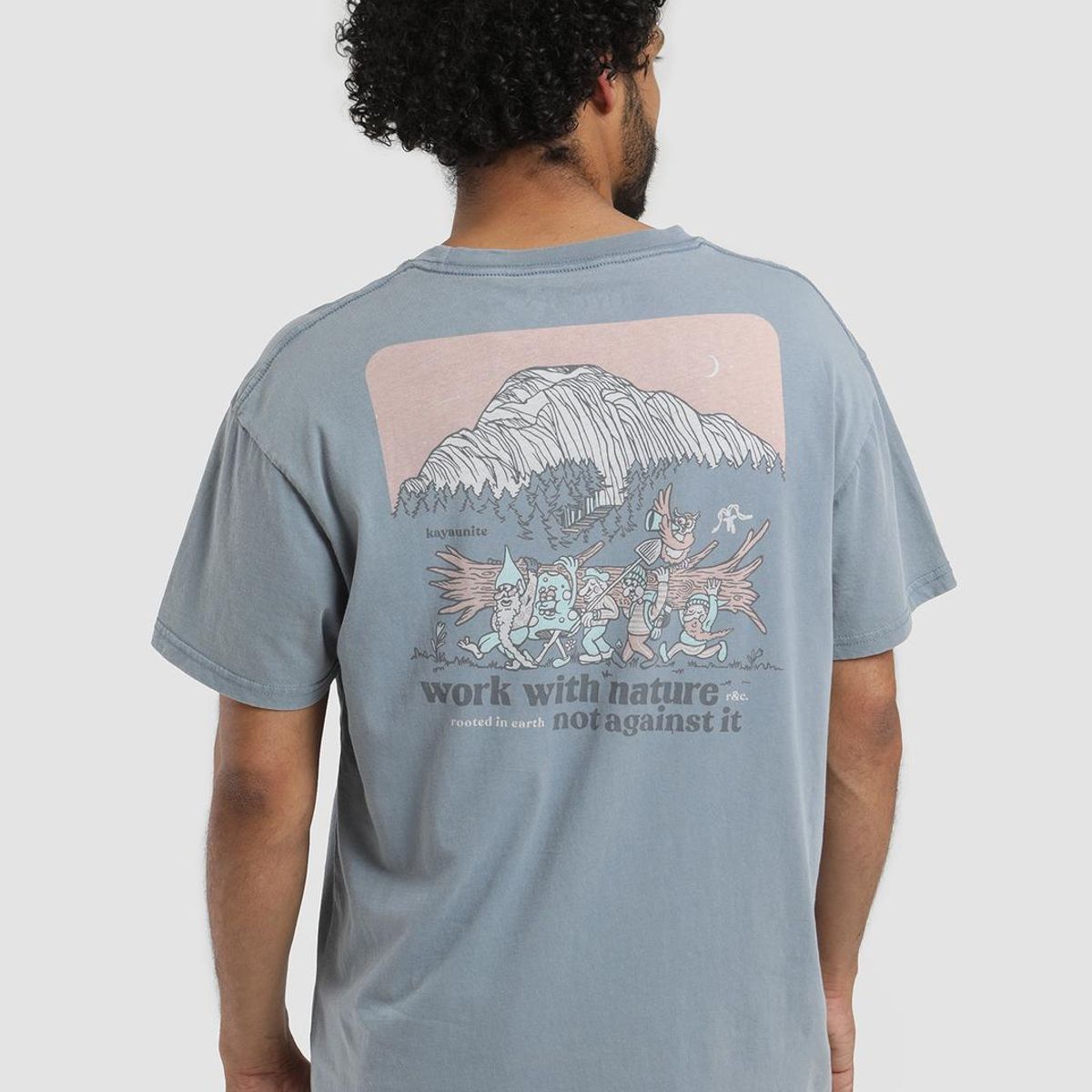 KAYA UNITE - Polera Hombre Nature Denim