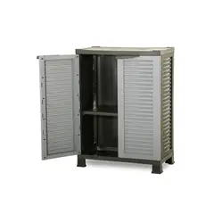 RAM - Armario Closet Plástico Mediano Multiuso Gris 68x39x92cm