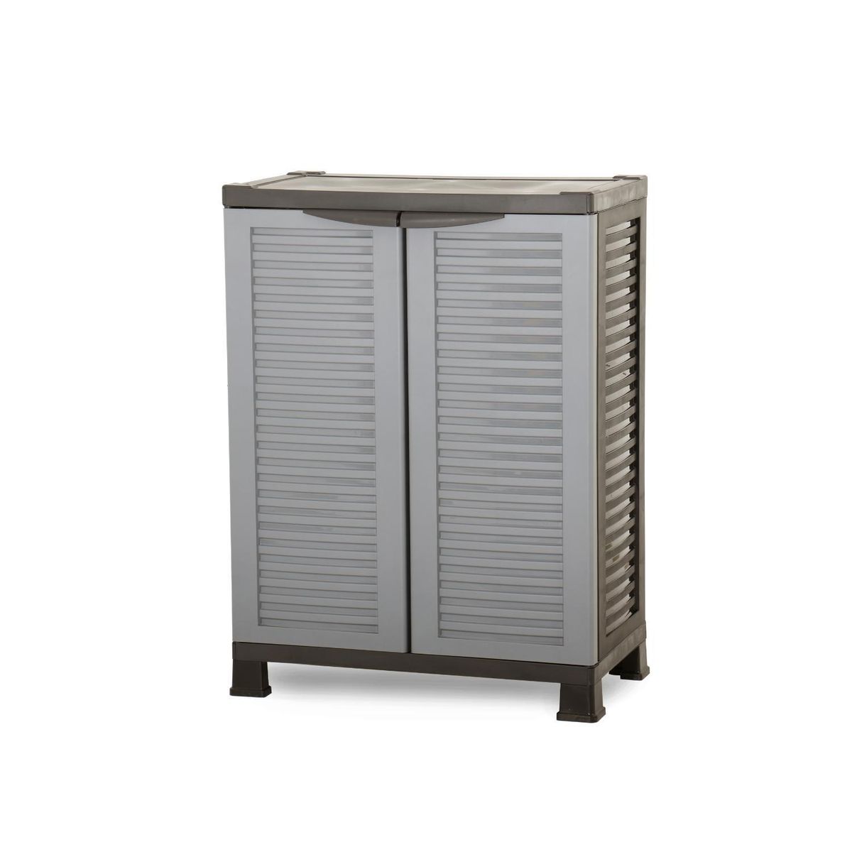 RAM - Armario Closet Plástico Mediano Multiuso Gris 68x39x92cm