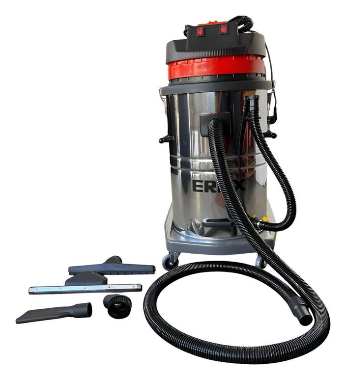 ERUX Aspiradora Industrial Agua Y Polvo 3600wts / 2 Motores