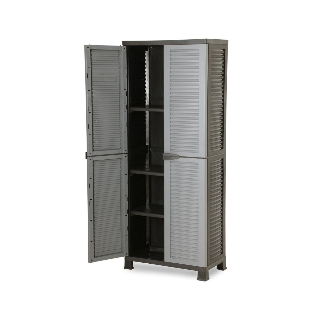 RAM - Armario Closet Plástico Grande Multiuso Gris 68x39x171,5cm