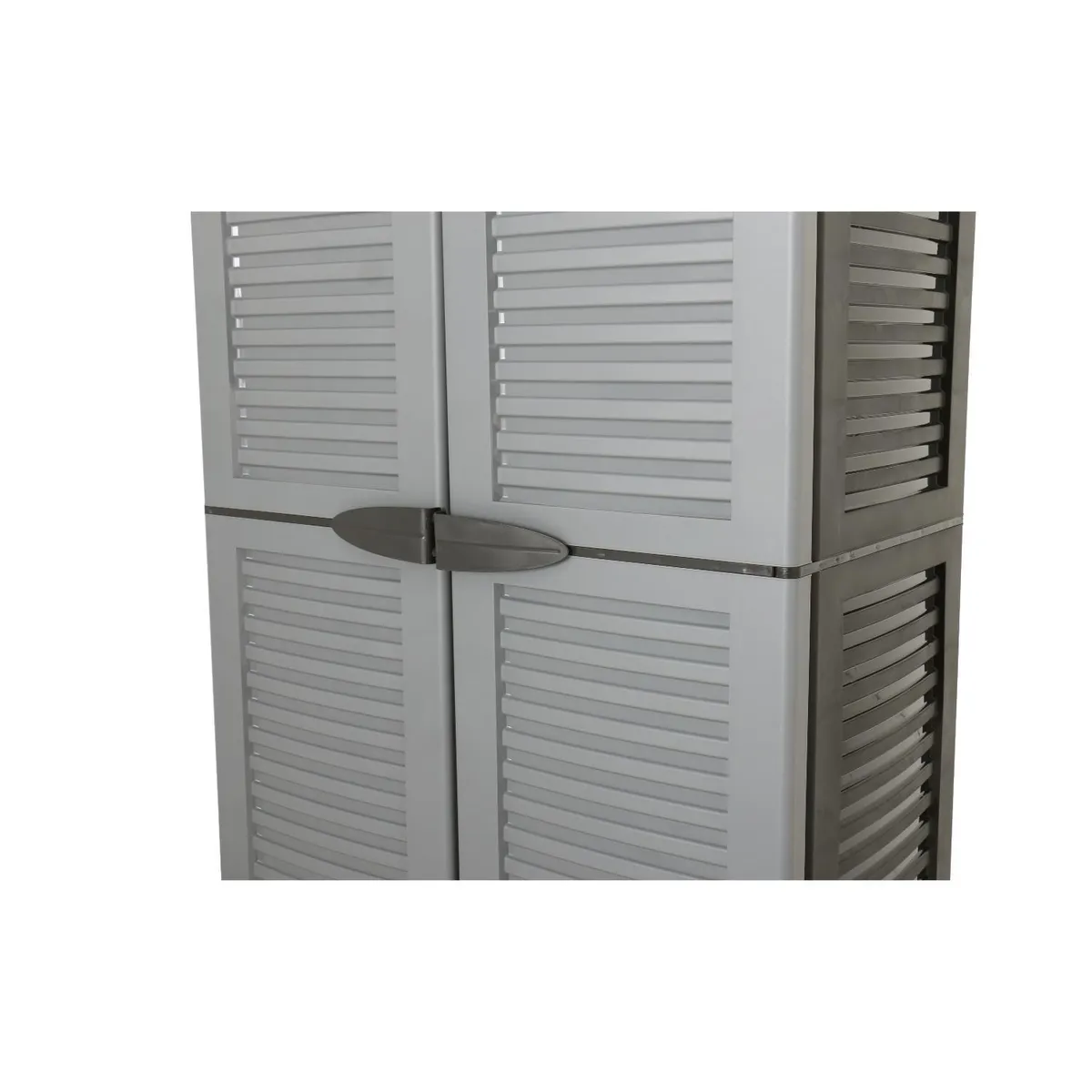 RAM - Armario Closet Plástico Grande Multiuso Gris 68x39x171,5cm
