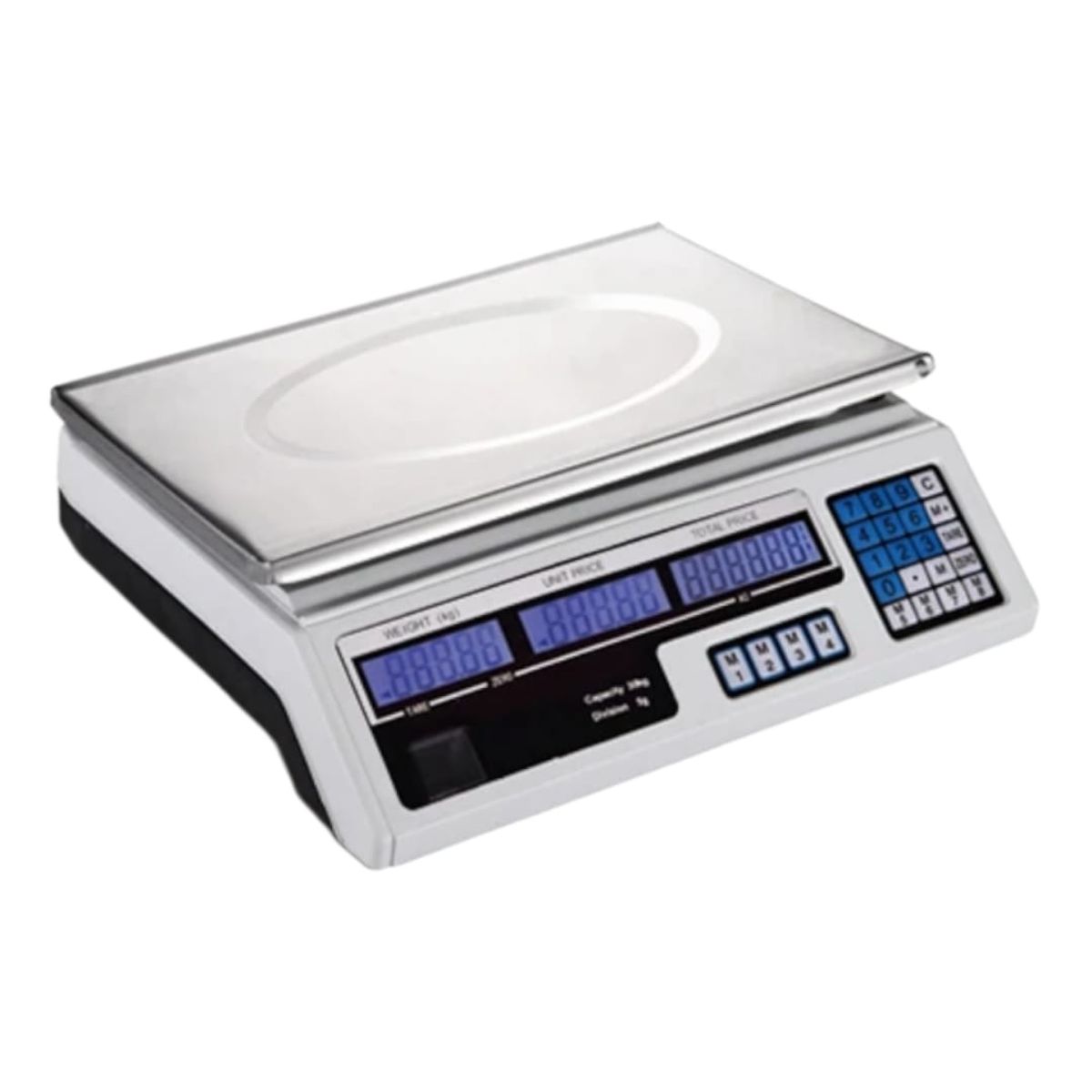 GENERICO - Balanza Pesa Digital 30kg Recargable Negro