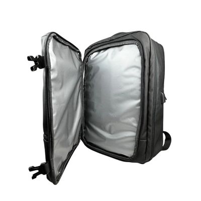 Imagen 2 del producto KlipXtrem KNB-950 Mochila Laptop 17 Viaje Puerto USB Candado Negra