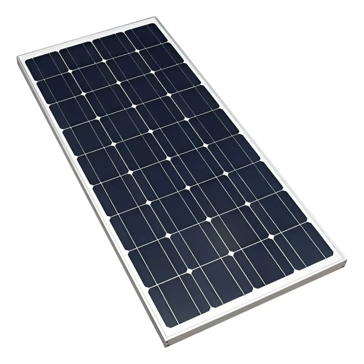 GENERICO - Panel Solar Monocristalino Fotovoltaico 12v 100w Color Negro Voltaje Máximo Del Sistema 21v