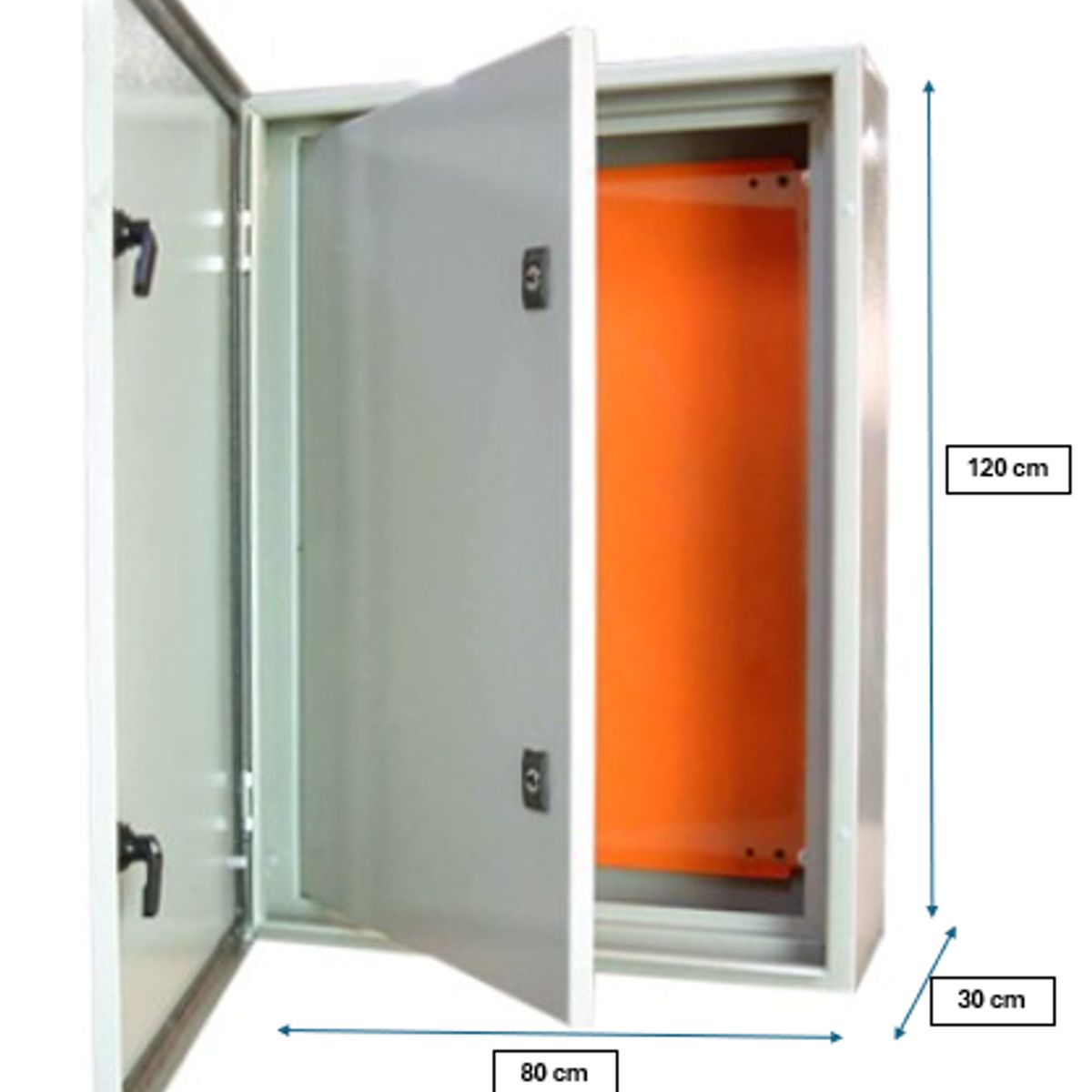 GABINETE METALICO IP65 DOBLE PUERTA 120x80x30cm, marca GENERICO - Foto Principal