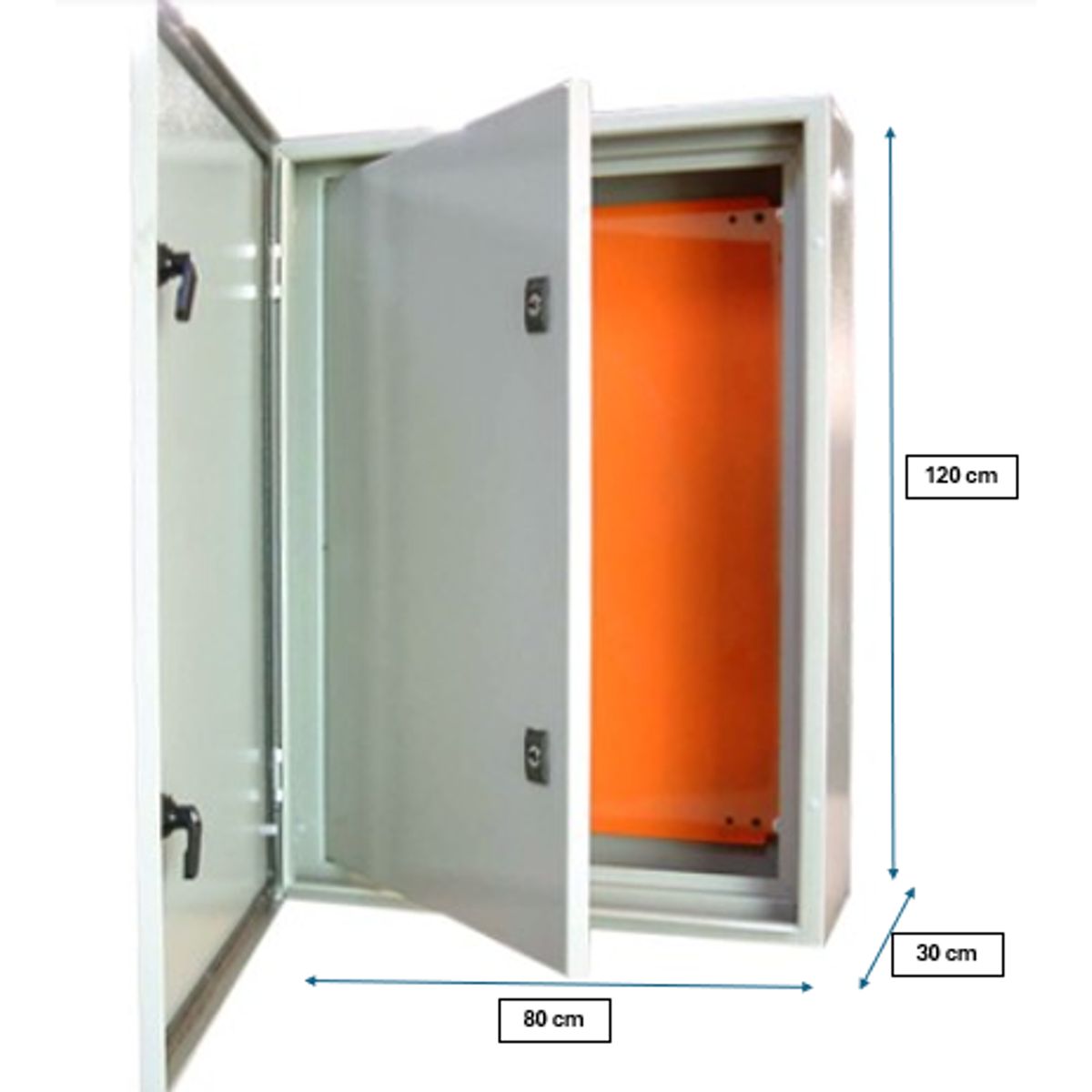 GABINETE METALICO IP65 DOBLE PUERTA 120x80x30cm, marca GENERICO - Foto Principal