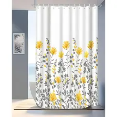 GENERICO - CORTINA DE BAÑO MAS FORRO DE DUCHA