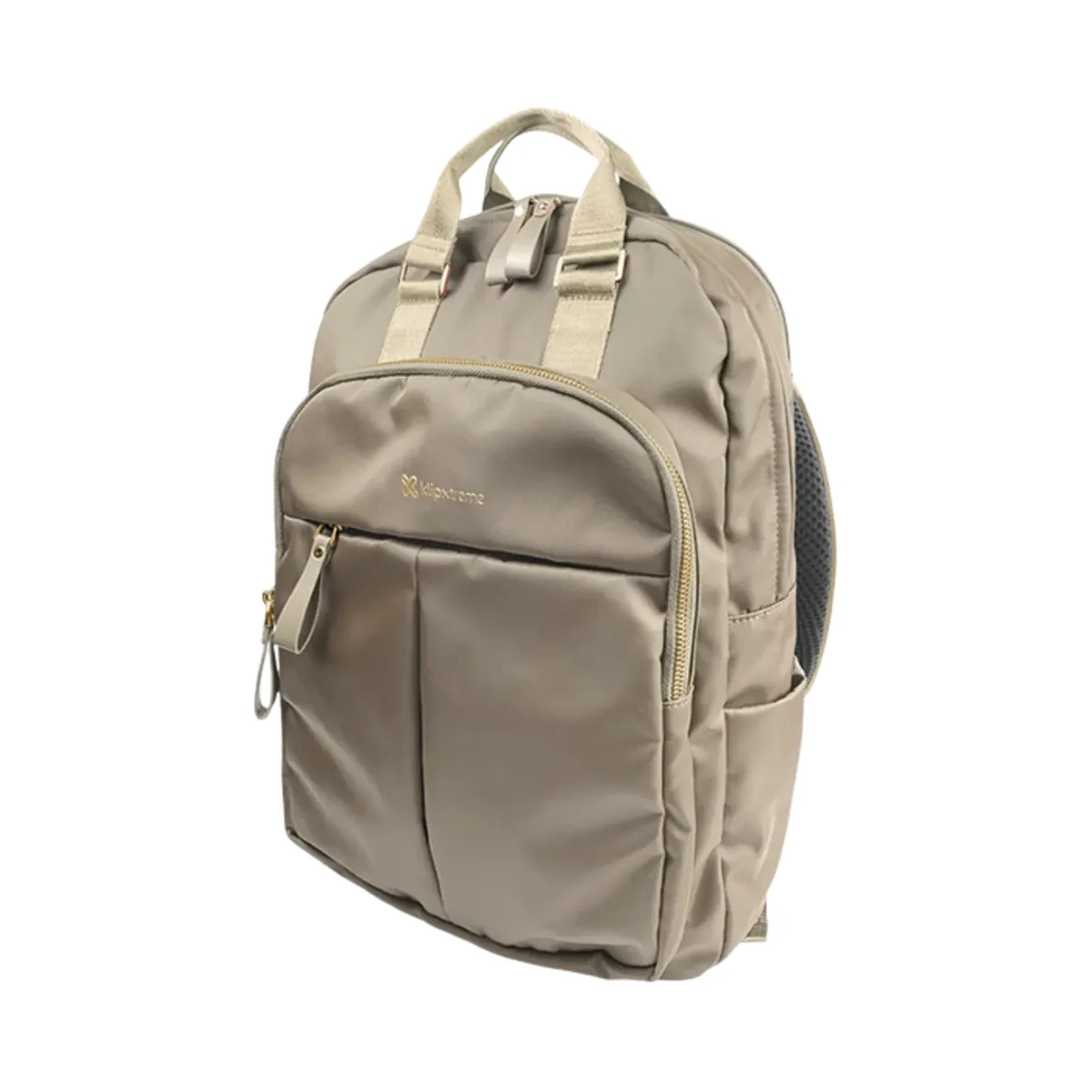 KLIP XTREM - KlipXtrem KNB-468 Mochila Toscana 156 Beige Nylon Premium Organizadores Resistente
