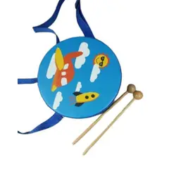 GENERICO - Tambor madera musical para niños