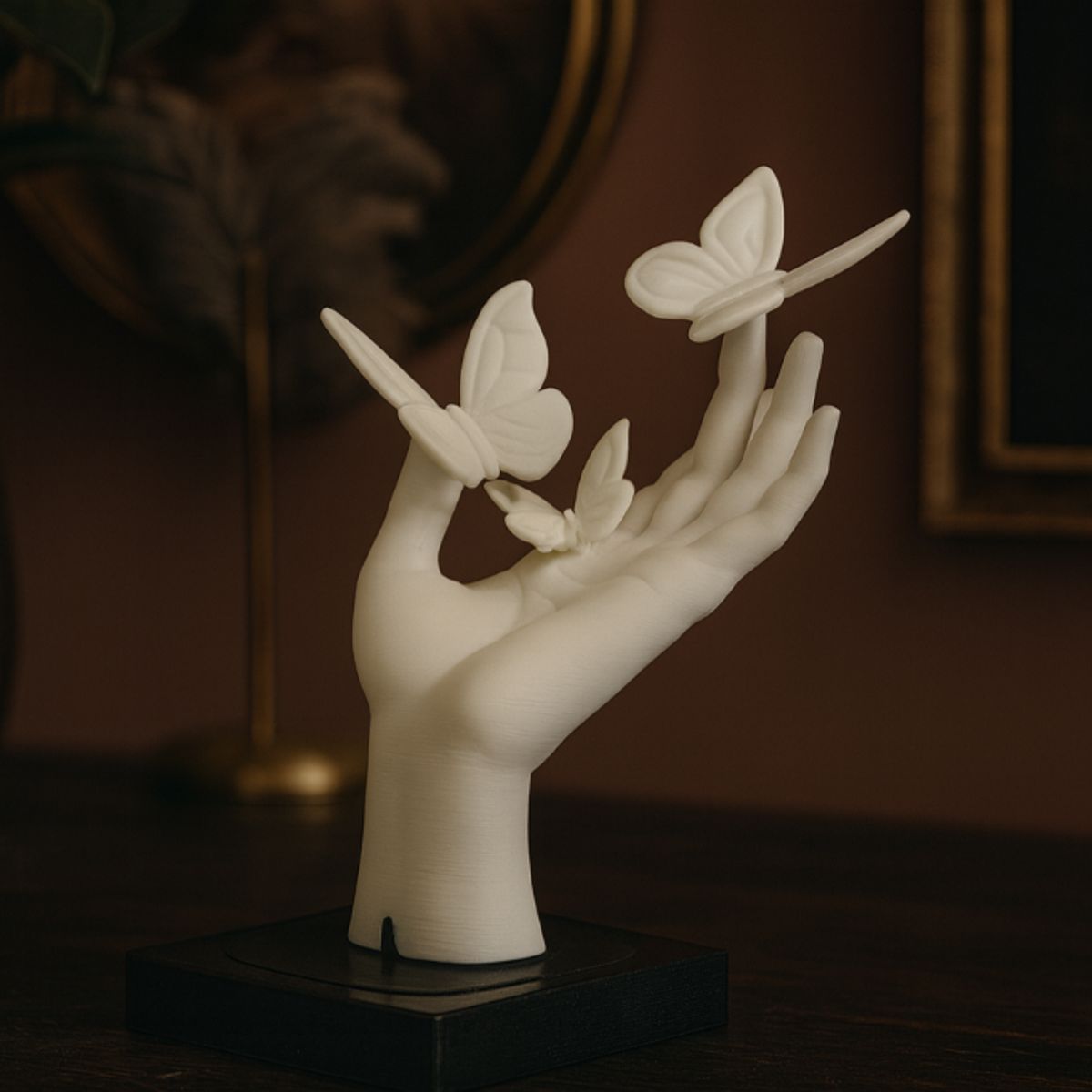 GENERICO - Escultura- Mano de Mariposas