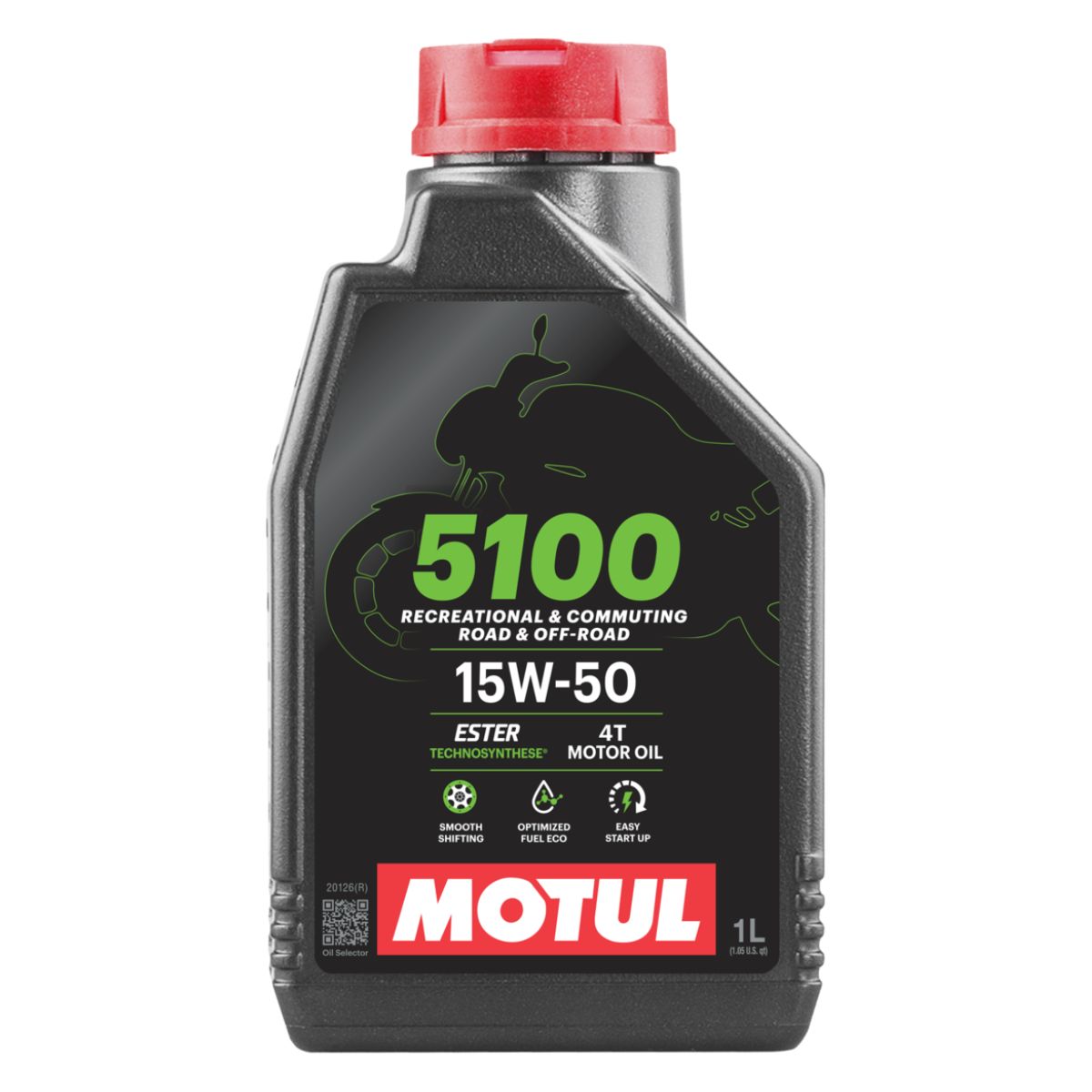 MOTUL - Aceite 15w50 5100 Sintetico Motul 1 Litro