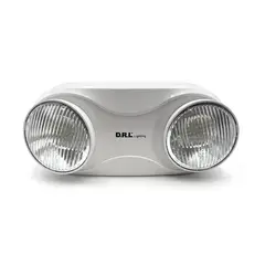 DRL LIGHTING - Lámpara Emergencia Led 96w Focos Orientables 720lm Sec Blanco