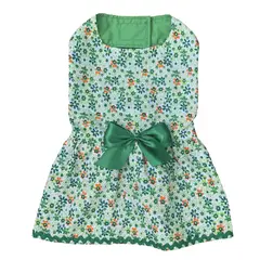 MASCOTACHIC - Vestido Verde Flores talla XS