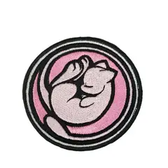 GENERICO - Parche Bordado Termoadhesivo Mew Legendario Psíquico Pokémon Fan Art