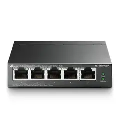 TP LINK - Switch POE 65W Tp-Link 5 Puertos TL-SG1005P 1000 Mbps Con 4 Puertos POE