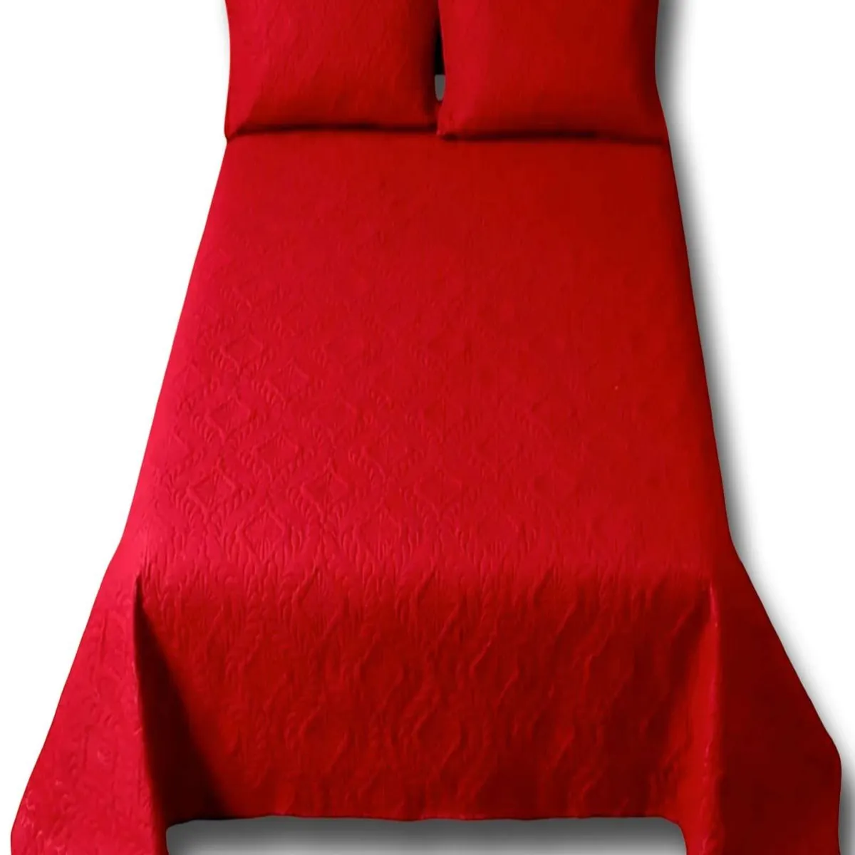 GENERICO - CUBRECAMA ELEGANTE  QUILT VERANO KING - SUPER KING 250 CM X 270 CM ROJO