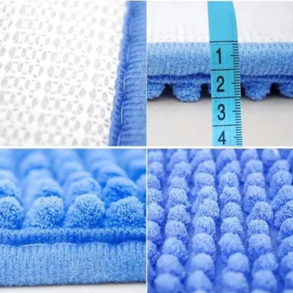 OKAY - Alfombra Limpia Pie De Baño Suave 40×60cm Rojo
