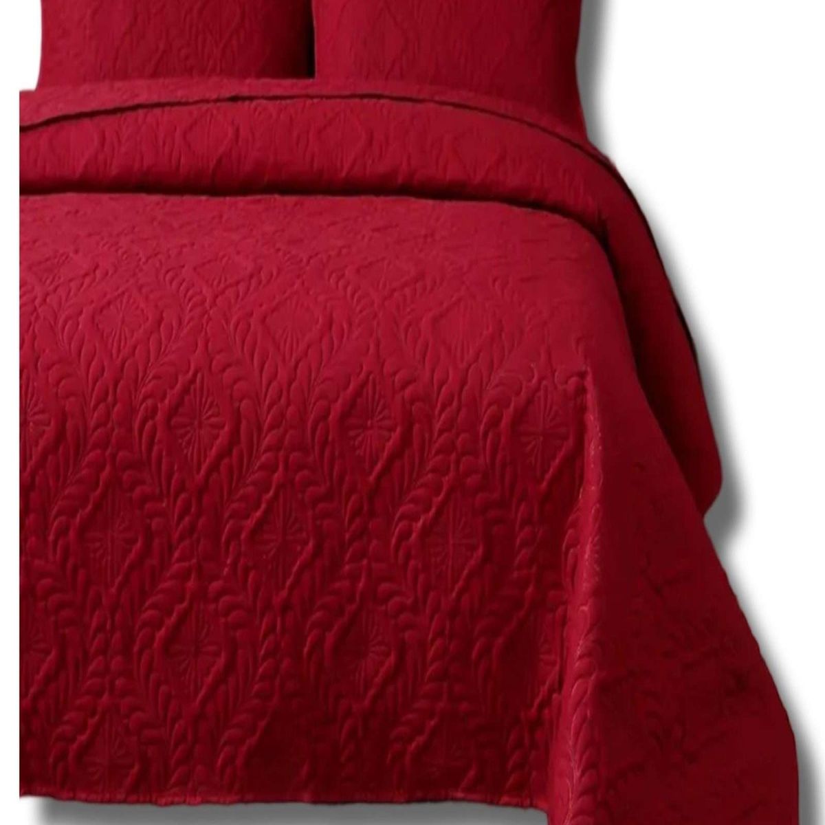 GENERICO - CUBRECAMA ELEGANTE  QUILT VERANO KING - SUPER KING 250 CM X 270 CM BURDEO